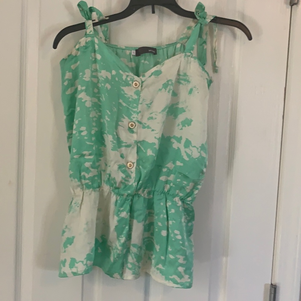 NWOT MYNE Silk Tie Dye Top